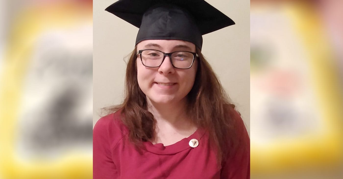 Smiling Female Graduate