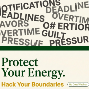 Hack Your Boundaries webinar Hack Your Boundaries