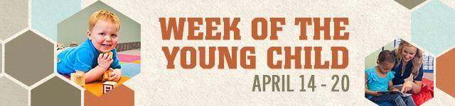 week of the young child banner