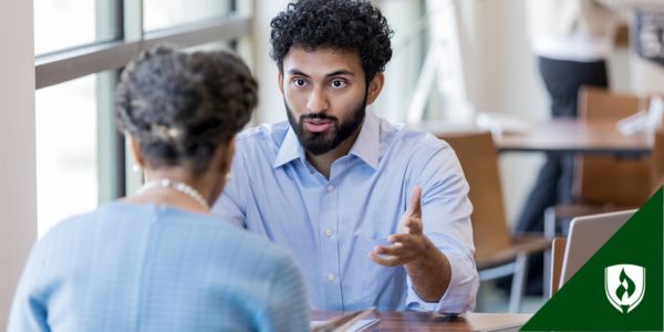 A fiduciary and financial planner sits down with his elderly mother