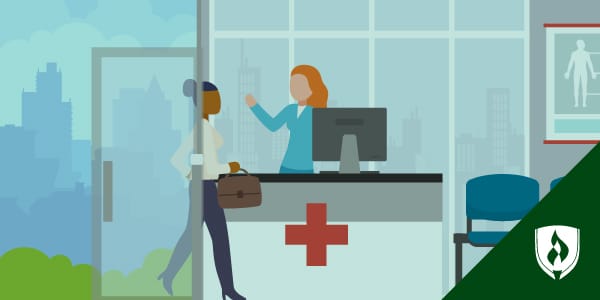 illustration of a medical center