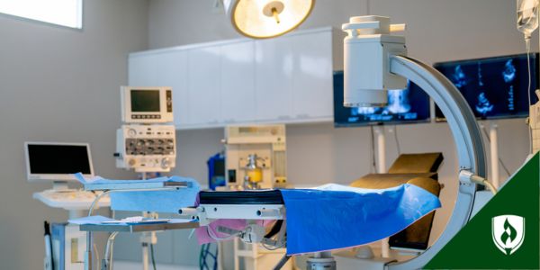 A radiology lab waits for the next patient