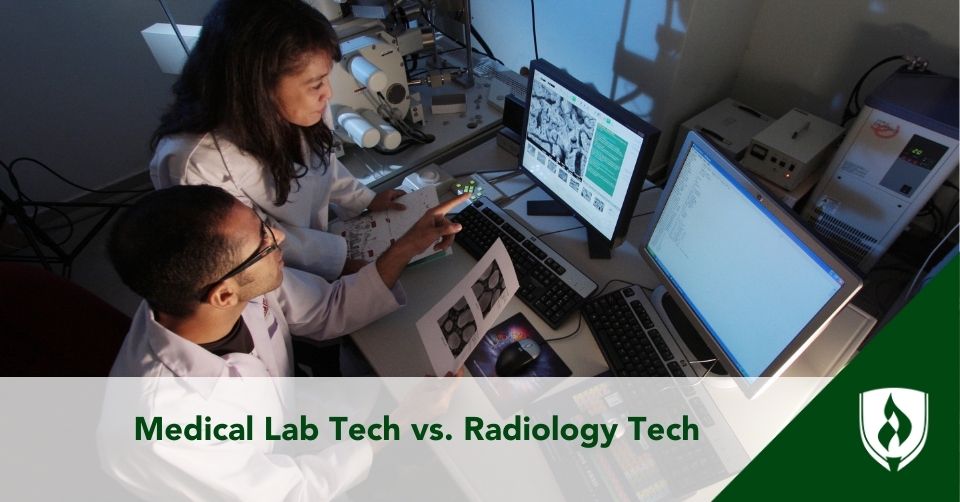 medical lab tech vs radiology tech