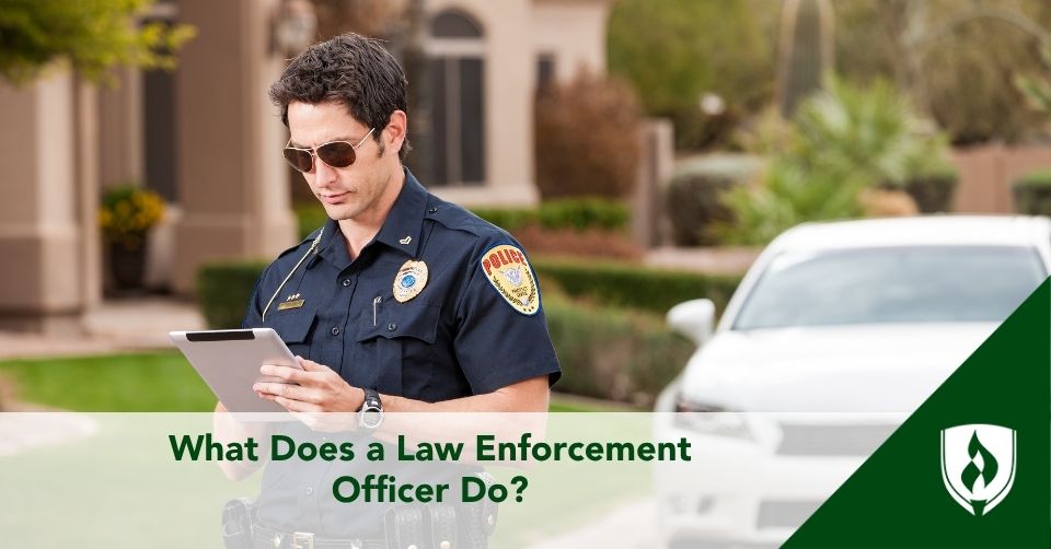 what does a law enforcement officer do