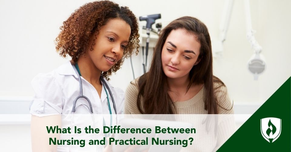 what is the difference between nursing and practical nursing