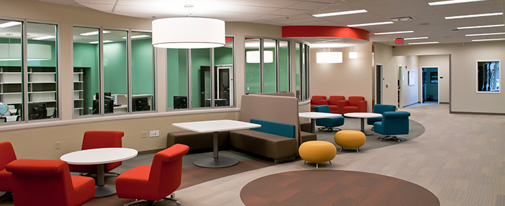 Student lounge Rasmussen campus